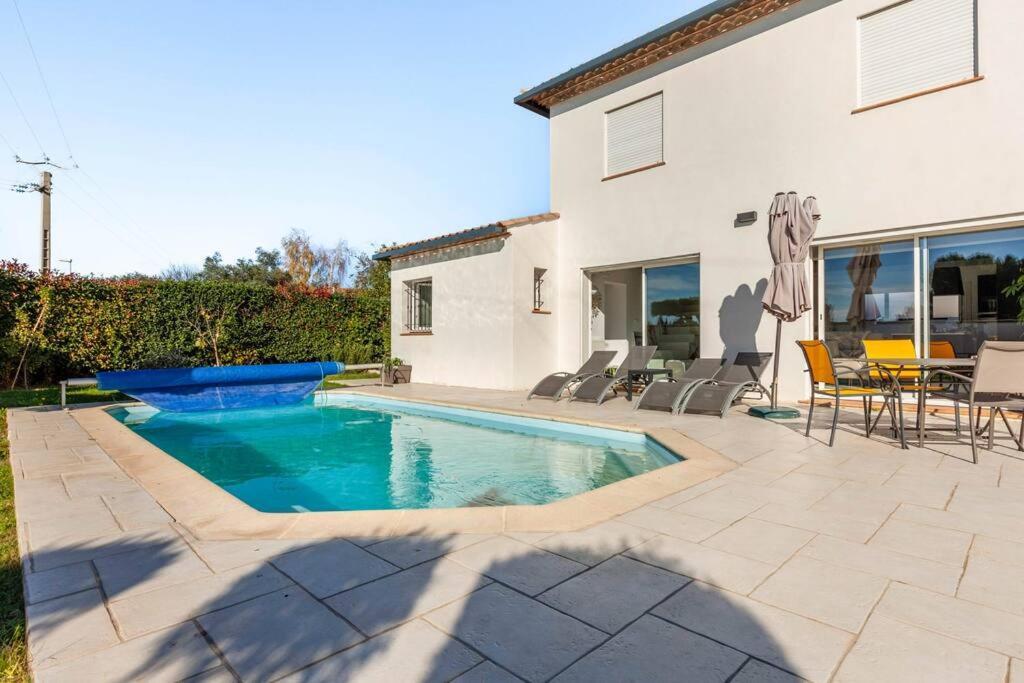Studio Neuf Avec Acces Piscine Valergues Buitenkant foto